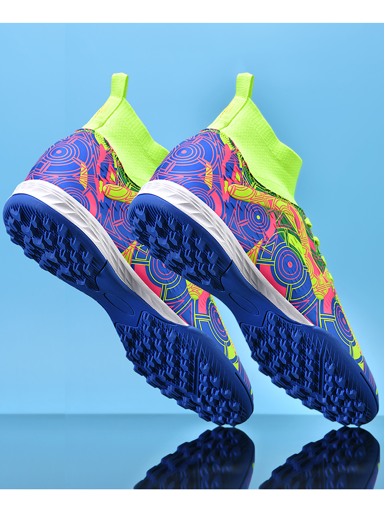 Sapatos de futebol ao ar livre Tênis masculinos Botas de futebol Adolescentes Adultos Crianças Chuteiras Antiderrapantes Ultraleve Unissex Turf Futsal_voghion.com