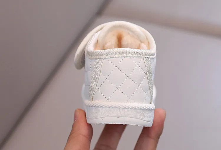 Bottes de neige chaudes d'hiver pour bébés garçons et filles Cutefeet Chaussures décontractées pour enfants Chaussures d'extérieur antidérapantes Plus Cachemire_voghion.com
