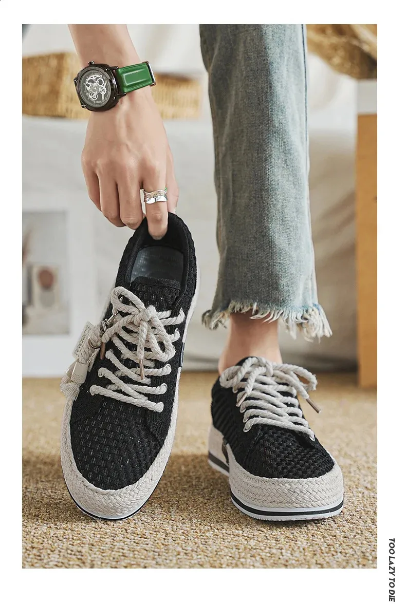 Air Mesh Sneakers For Men Breathable Summer Lightweight Shoes_voghion.com