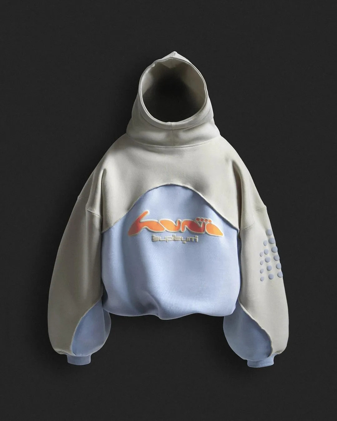Felpe con cappuccio da uomo, larghe, alla moda, con motivo in schiuma, abbigliamento casual, oversize, gotiche, retrò, da donna, passamontagna_voghion.com