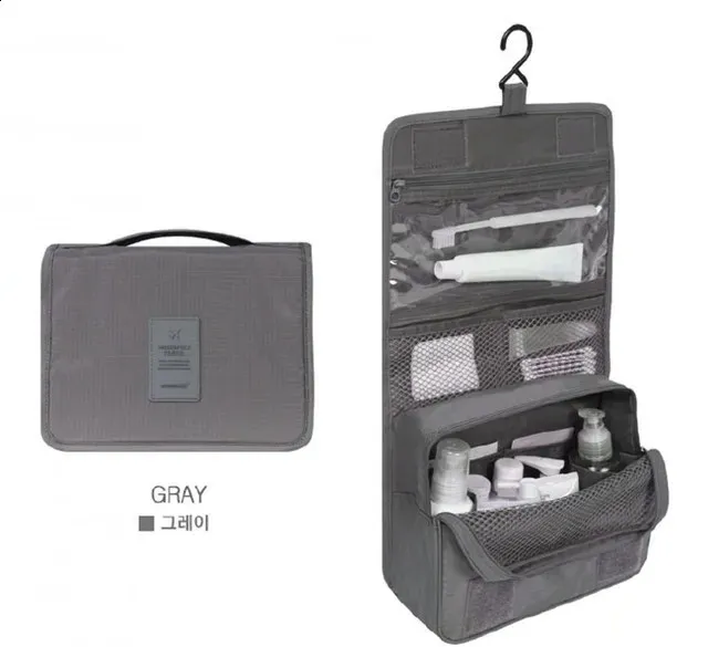 High Quality Women Makeup Bags Travel Cosmetic Toiletries Organizer Waterproof Storage Neceser Hanging Bathroom Wash Bag_voghion.com