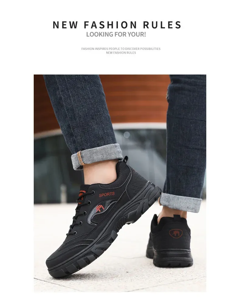 Oulylan Scarpe da trekking antiscivolo per uomo, da arrampicata, sportive, per il tempo libero, da corsa, da trekking, da ginnastica 240619_voghion.com