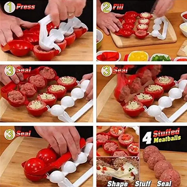 Diy Fleischbällchenformer Küchenhelfer Set Für Hausgemachte Bällchen_voghion.com