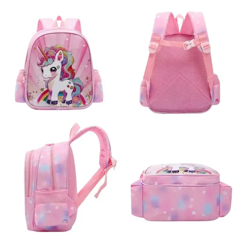 Cartoon Waterproof Children's Bookbags Cute Unicorn Mermaid Girl Backpack New Design School Bag_voghion.com
