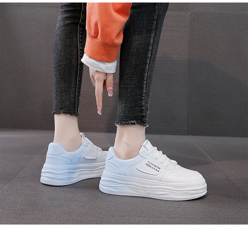 Bequeme Damen Sneaker Aus Leder Für Sport Und Freizeit_voghion.com