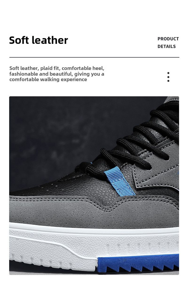 Scarpe da uomo alte in tela primavera 2024 nuove_voghion.com