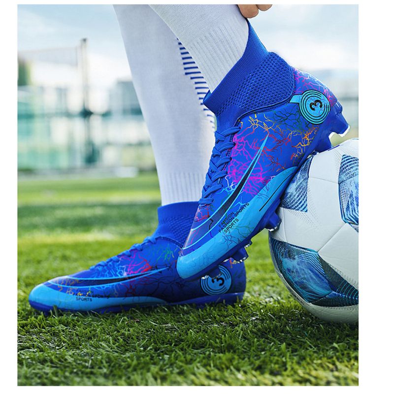 High-Top-Herren-Long-Broken-Nails-Trainings-Fußballschuh für Kinder, Jungen und Mädchen, Größe 48_voghion.com
