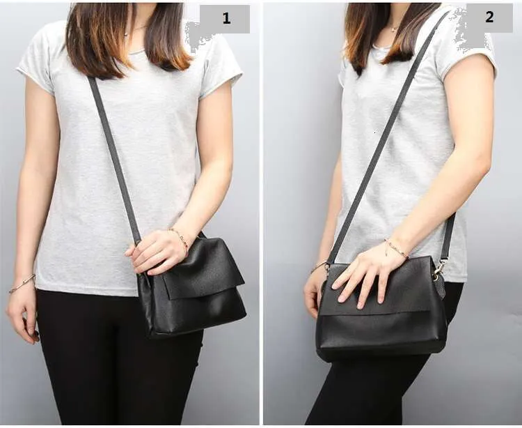 Genuine Leather Crossbody Shoulder Bag For Women Large Capacity_voghion.com