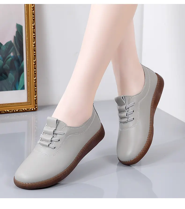 Comfortable Soft Soled Non Slip Flat Loafers For Women Casual_voghion.com