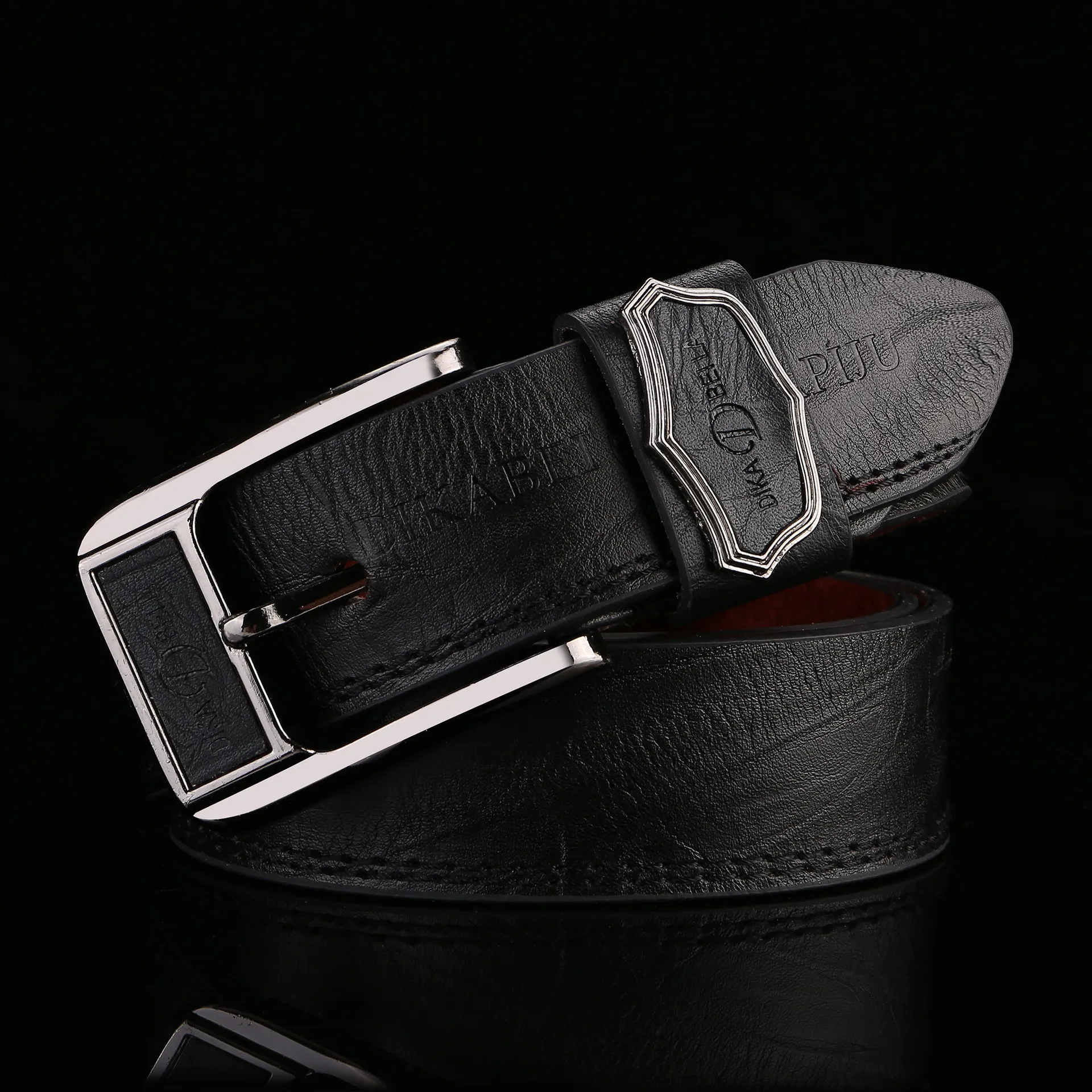Gürtel Herren Business Gürtel Nadelschnalle Freizeit Jeans Anzughose_voghion.com