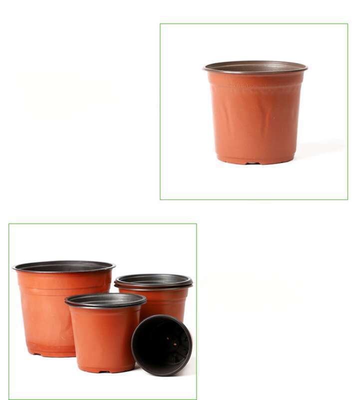 Dispozitiv de control al rădăcinilor răsadurilor din plastic bicolor suculent, recipient pentru flori din plastic moale, ghiveci de plante_voghion.com