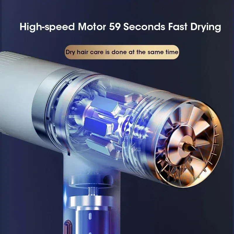 Luxury Ionic Blow Dryer - Salon Cold Wind Professional Styler_voghion.com