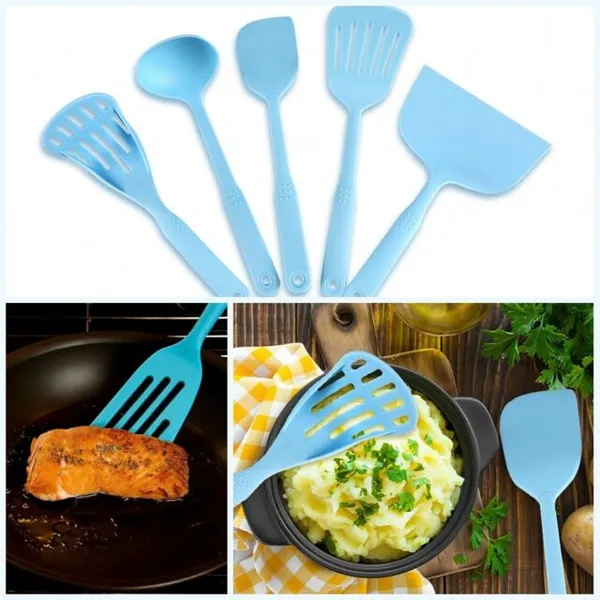 Cooking Utensil Set Non Stick Heat Resistant Nylon Kitchen Tools_voghion.com