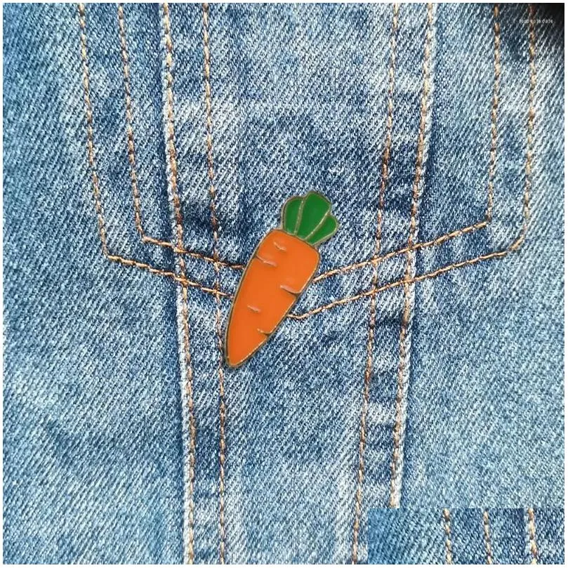 Spille, spilla a forma di carota carina per donna, spilla vintage in smalto, spilla in metallo, regalo per cappello, camicia, cappotto, accessori, sciarpa, fibbia a goccia_voghion.com