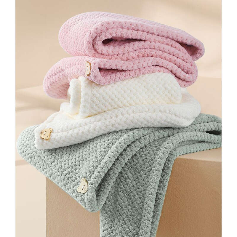 【 13.312 millioner mennesker har samlet dette mærke 】 Sanli Dry Hair Cap, ny type tørring til kvinder, superabsorberende,_voghion.com