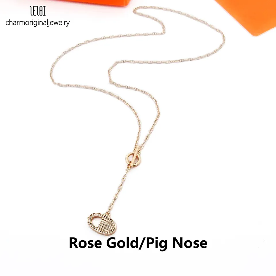 collana donna classico collane donna lettera ciondolo oro gioielli di design_voghion.com
