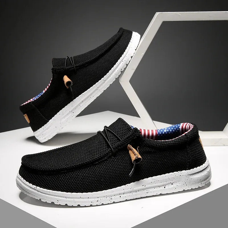 Herren Freizeitschuhe Aus Canvas, Bequeme Slipper Für Den Sommer_voghion.com