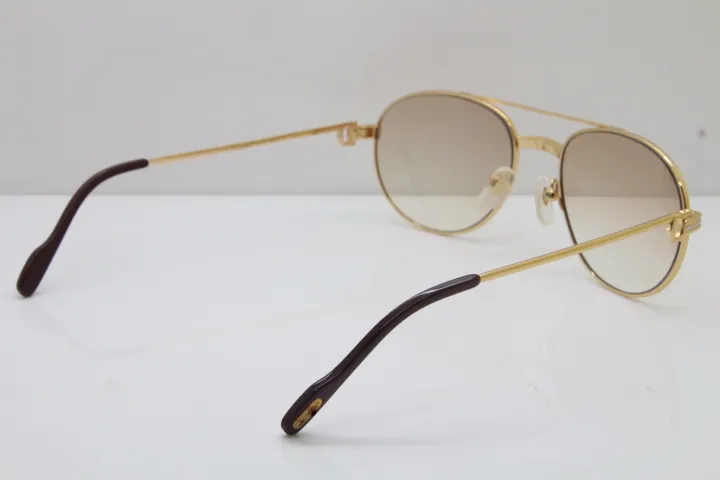 Occhiali da sole uomo montatura in metallo stile classico_voghion.com