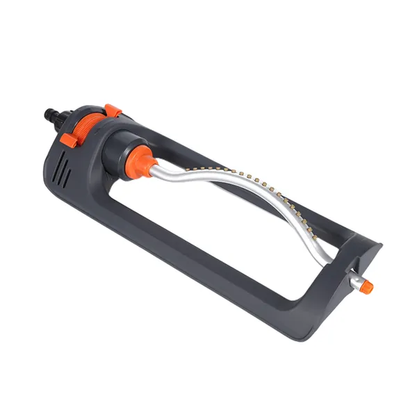 Irrigatore da giardino compatto e regolabile per uso domestico, con design oscillante._voghion.com