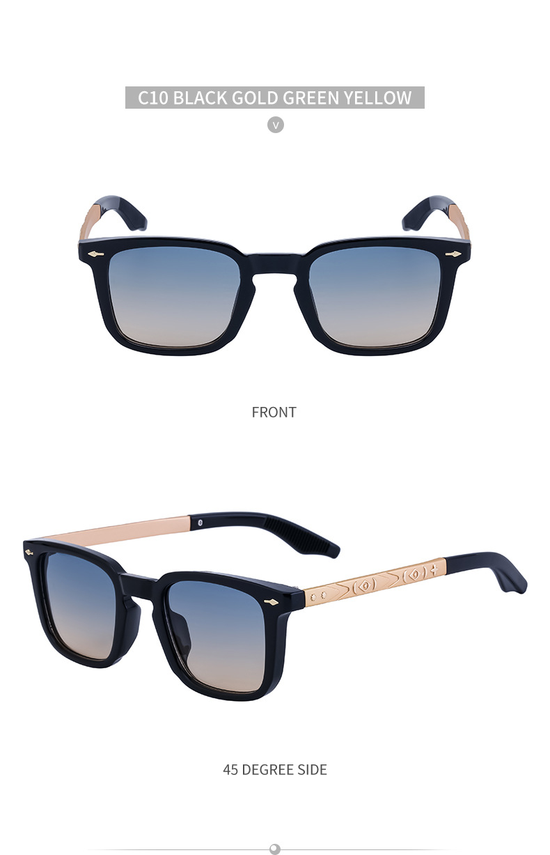 Lunettes de soleil pour hommes et femmes Nouvelle boîte de lunettes de soleil tendance pour hommes Lunettes de soleil d'extérieur tendance pour hommes_voghion.com