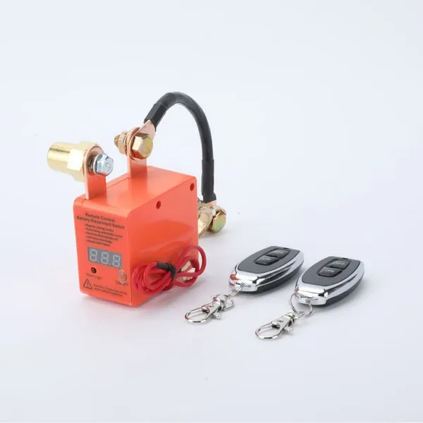 Automatic Battery Disconnect Switch With Dual Remote Control For Vehicles_voghion.com