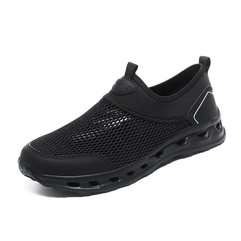 Outdoor-Sport Waten Herrenschuhe Mesh-Stoff atmungsaktive Wanderschuhe_voghion.com