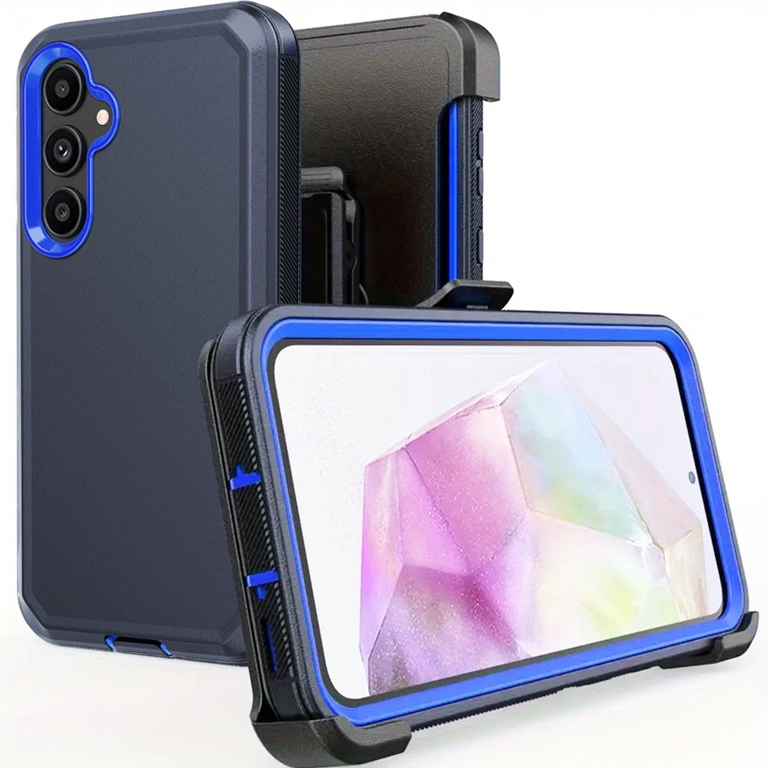 Stoßfeste Handyhülle Für Samsung Galaxy S25 Fe Mit Panzerglas_voghion.com