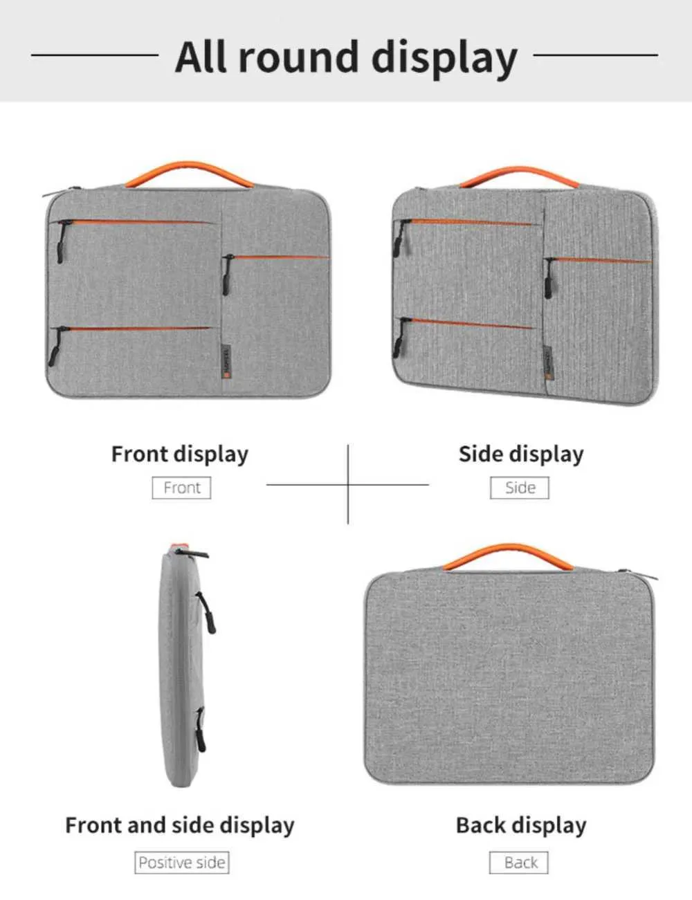 Tacco 13/14/15 POLLICI Custodia per computer portatile Borsa a tracolla Borsa per computer portatile Borsa per libro Air Pro 13 15C241101_voghion.com