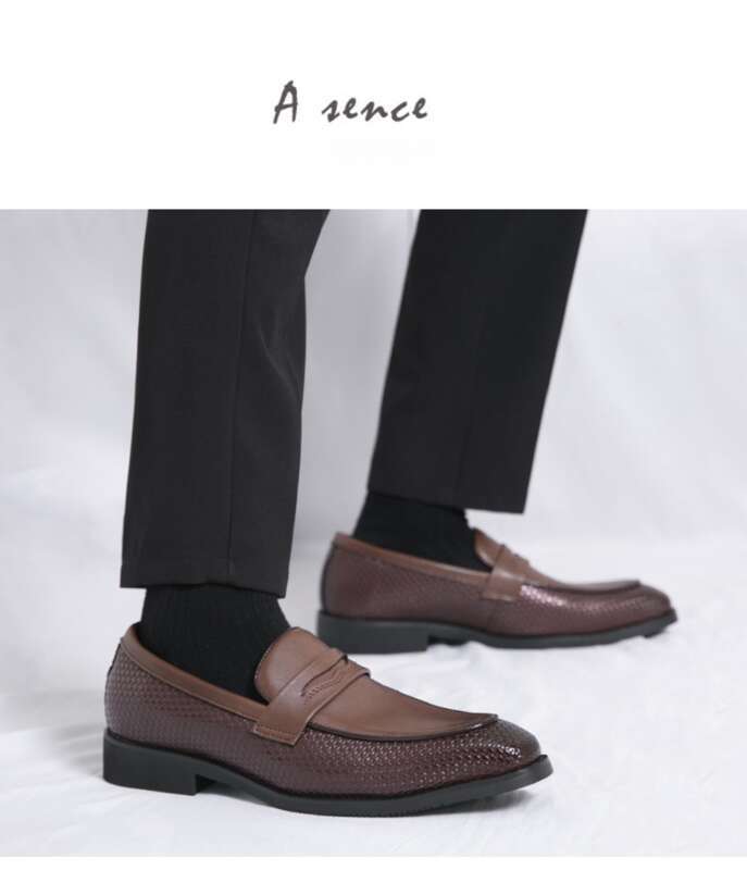 Neue Mode Echtes Leder Männer Casual Schuhe Fashion Formal Herren Loafer Mokassins Italienische Atmungsaktive Slip-On Männlichen Bootsschuhe Größe 38-46_voghion.com