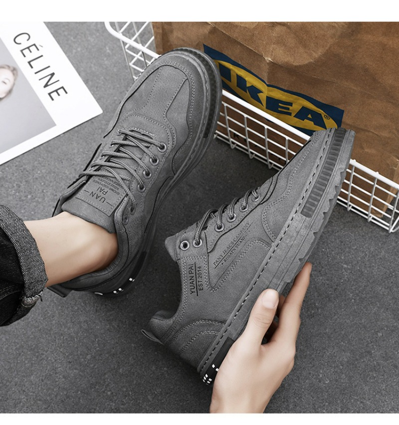 Caual Shoe for Men Summer Outdoor Platform Hiking Work Boot 2024 Fahion Deigner Leather Loafer Zapato Para_voghion.com