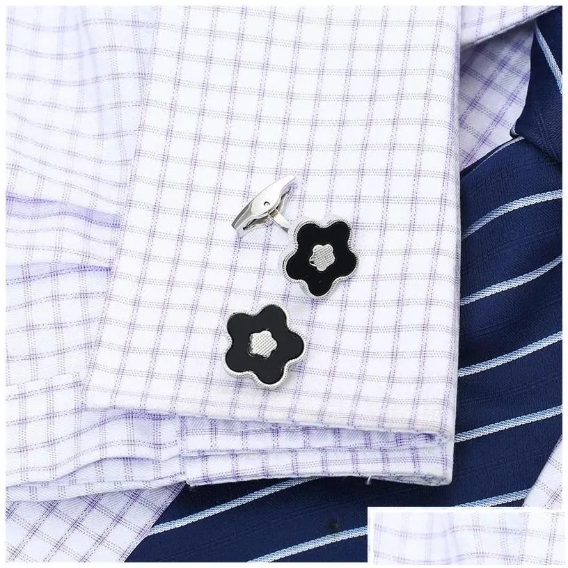 Manschettenknöpfe Gold Blume Französisch Hemd Manschettenknöpfe Schmuck Manschettenknopf Für Herren Marke Mode Link Hochzeit Bräutigam Taste 923 D3_voghion.com