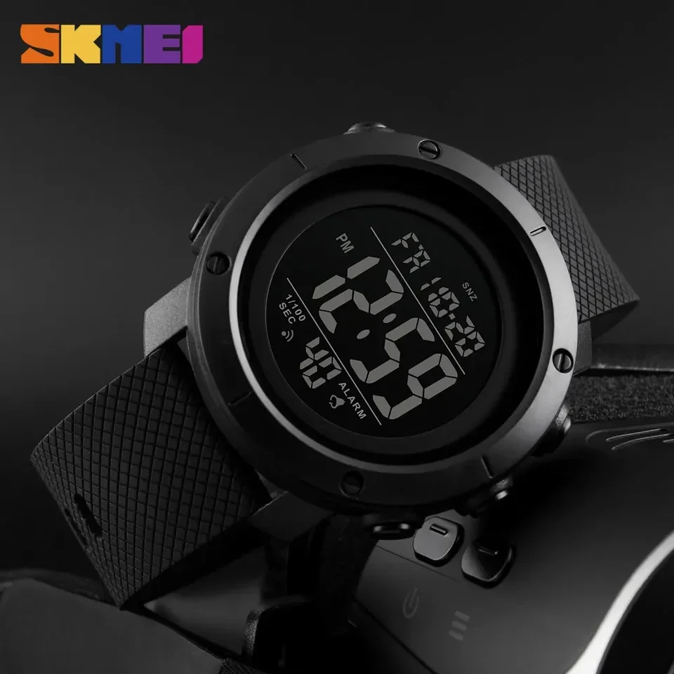 Sports Waterproof Digital Watch For Men With Led Display_voghion.com