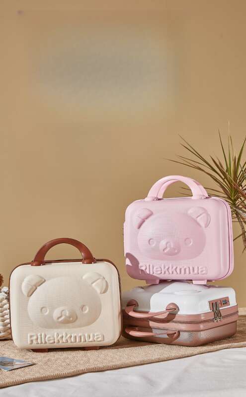 14-inch Makeup Teddy Bear, Mini Password Box, Suitcase Cartoon Gifts_voghion.com