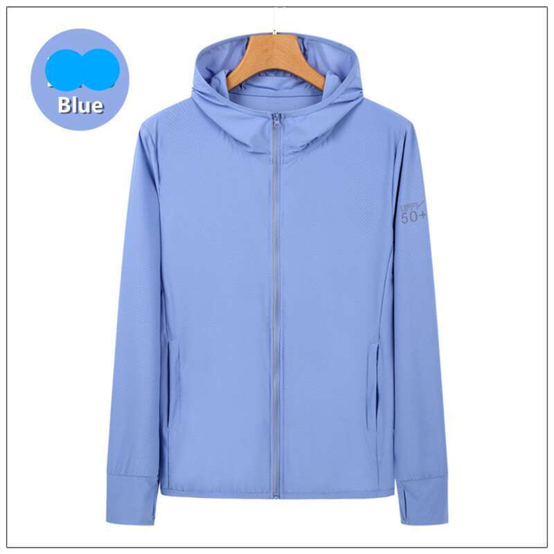 UPF50+ Nylon Ice Silk Dames Zomer UV-bescherming Dunne Huid Voor Heren Zonnebrandkleding_voghion.com