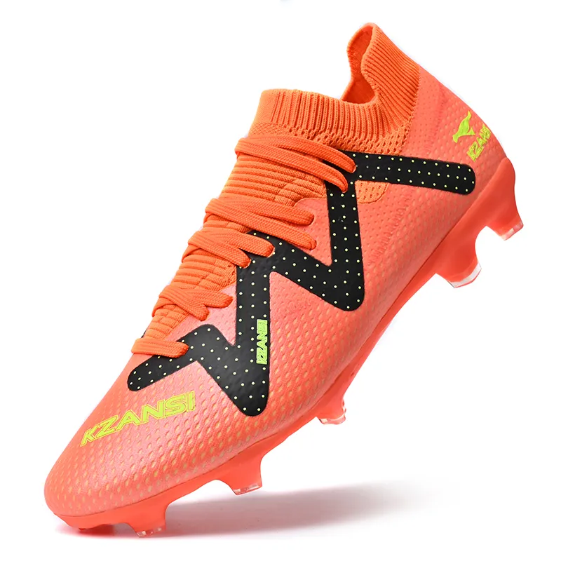 Soccer Shoes Men Kids Professional Football Boot Grass Outdoor Non-Slip Breathable Multicolor Trainning Sneakers Size_voghion.com