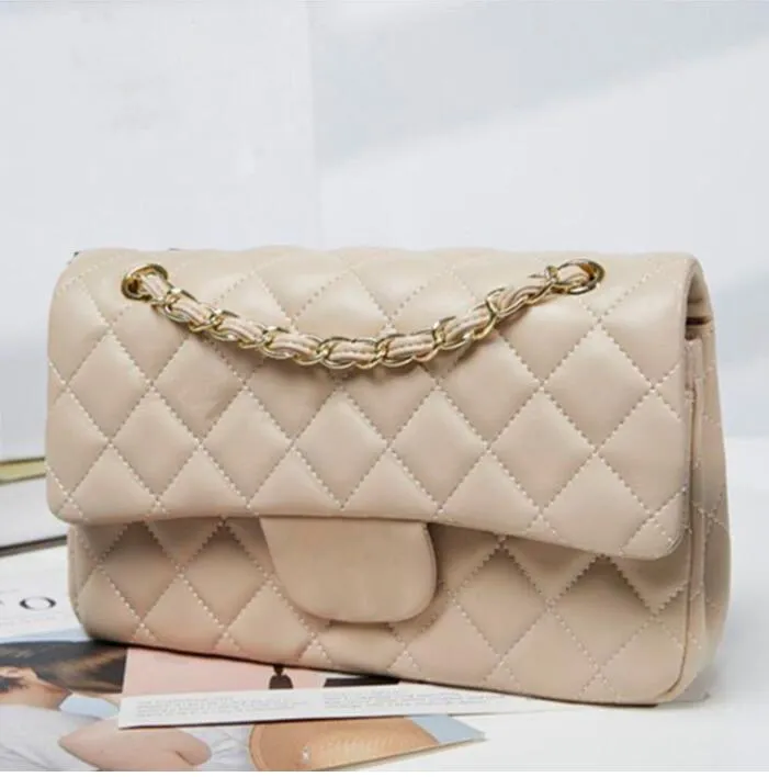 Designer-Handtasche, Schulterkette, Clutch, Klappe, Tragetaschen, Geldbörse, Check-Veloursfaden, Geldbörse, Doppelbuchstaben, solide Haspe_voghion.com