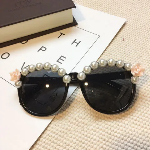 Wholesale-Designer Unique Flower Round Sunglasses Women Beach Glasses Fashion Accessories for Summer Gift Time Limit_voghion.com