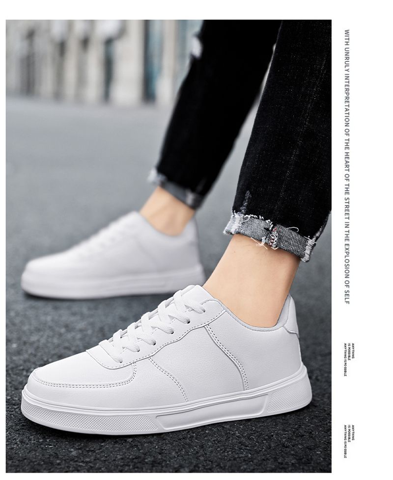 Hot Sale Classic White Women Comfortable Low-top Skateboard Sports Shoes Men Leather Sneakers Trainers Basket Homme_voghion.com