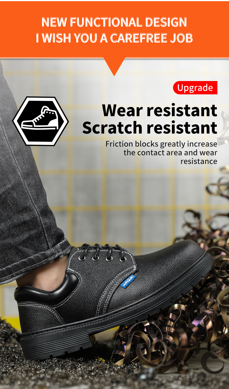 Buty robocze GUYISA z metalowym noskiem, odporne na rozbicie i przebicie, wodoodporne, rozmiar 35-47_voghion.com