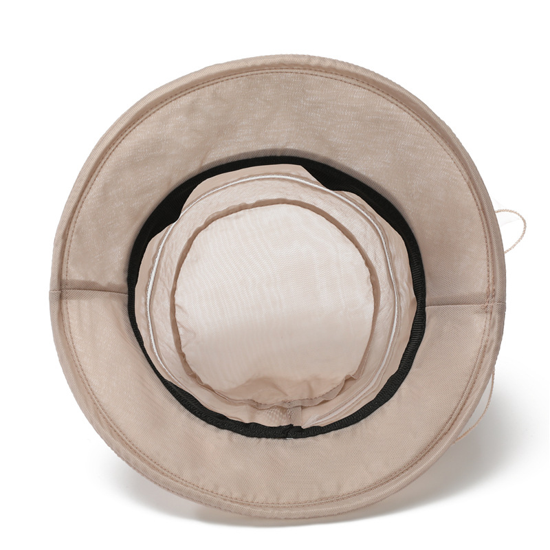 2024 Summer New Fashionable and Stylish Style Foldable Curled Sun Hat Sunshade Hat Bowl Hat Thin Breathable Hat for Women_voghion.com