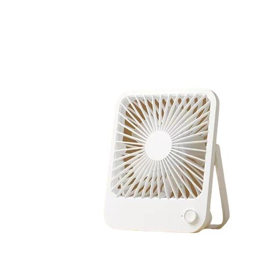 Small Desk Fan Ultra Quiet Table Fan USB Rechargeable Strong Airflow Cooling Fan With 4 Speed Powerful Wind Offices Fan_voghion.com