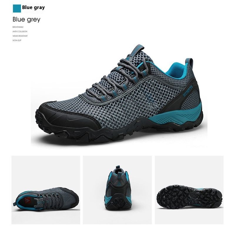 Scarpe da trekking da arrampicata ammortizzanti da campo per esterni da donna, resistenti all'usura, in rete traspirante_voghion.com