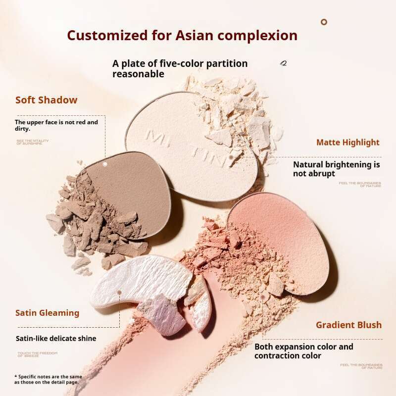 Palette completa di trucco viso e carnagione Milk Coffee, fondotinta e fard per il contouring,_voghion.com