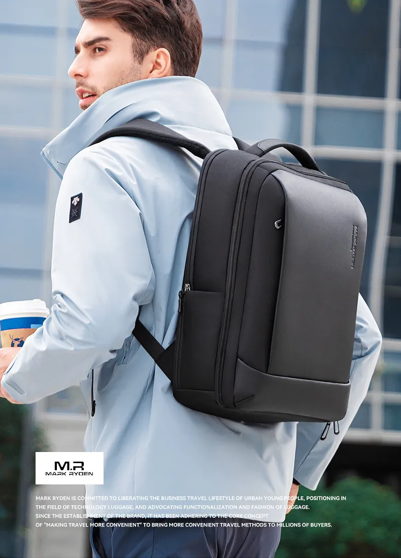 Mark Ryden Anti-Theft Männer Wasserdichter Laptop-Rucksack Fit 15,6 Zoll Männliche Reisetasche Schulrucksäcke Für Teenager Mochila_voghion.com