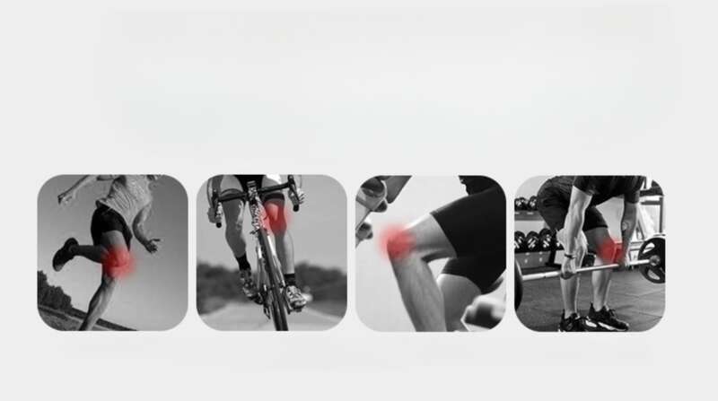 Compression Strap Unisex Sports Knitted Running, Hiking, Fitness Cycling Pads, Knee Protectors_voghion.com