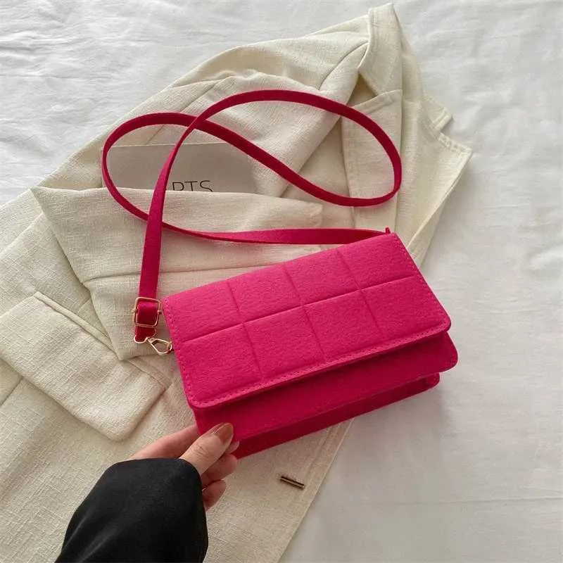 Women's Square Crossbody Bag, Large Capacity Shoulder Handbag_voghion.com