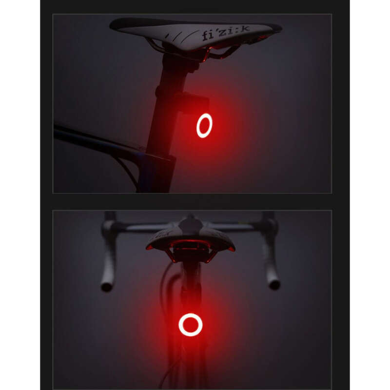 Velosipēdu lukturi USB uzlādes kalnu gaismas, nakts braukšanas šosejas velosipēdi, augsta spilgtuma radošās aizmugurējās gaismas iekārtas_voghion.com
