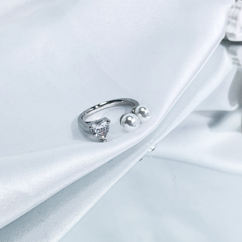 French light luxury pearl inlaid open for women with a high-end feeling, sweet, cool, exquisite autumn winter_voghion.com
