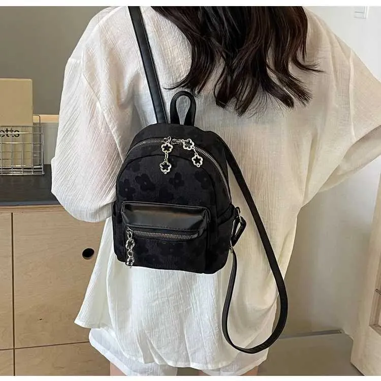 Kleiner Damen Blumen Mini Rucksack Für Freizeit Und Alltag_voghion.com
