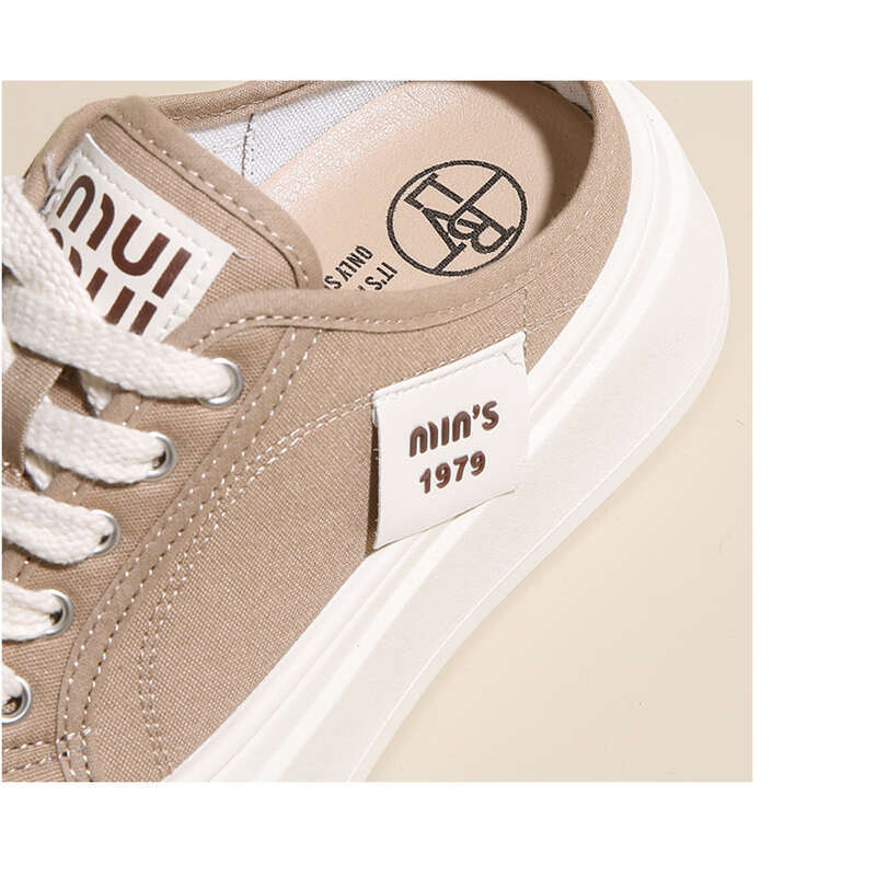 Womens Baotou Canvas Trailer College Style Hundred Lazy Women's Shoes_voghion.com